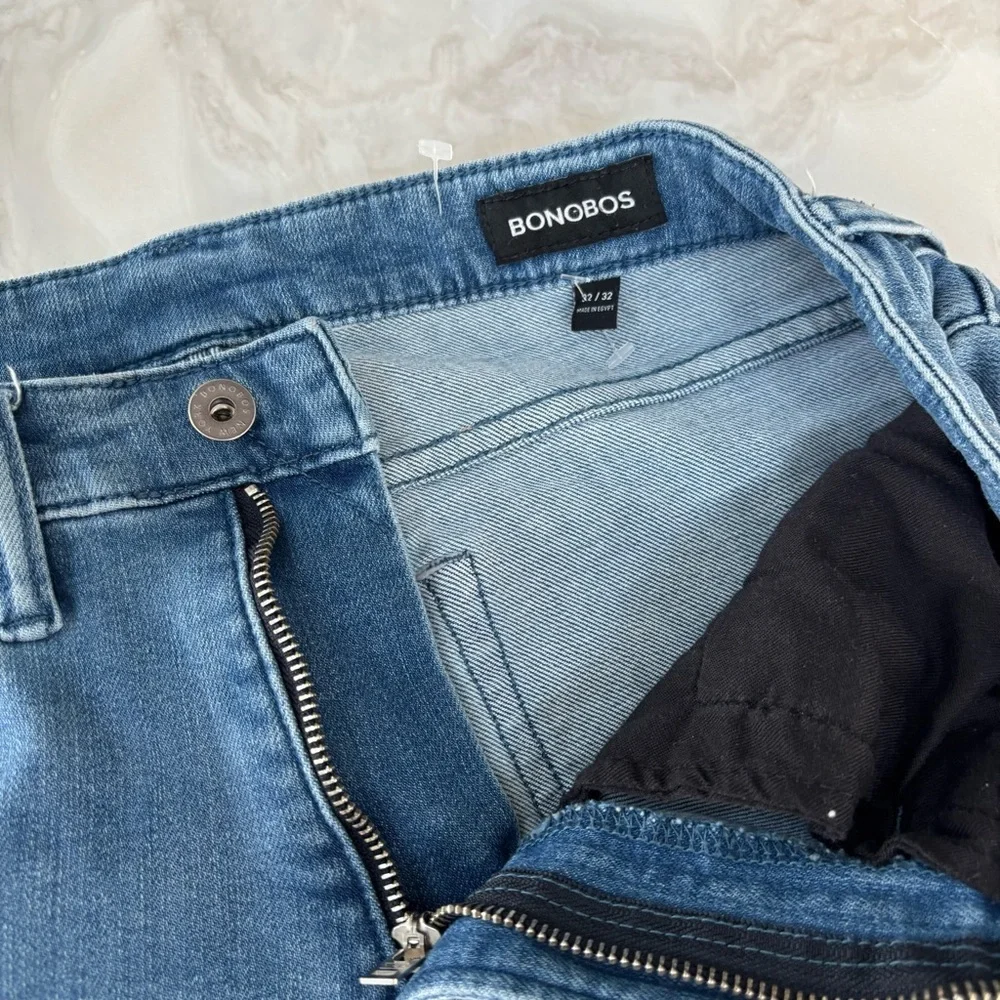Bonobos Premium 4-Way Stretch Jeans Athletic Fit Men’s Size 32x32 Lightwash
